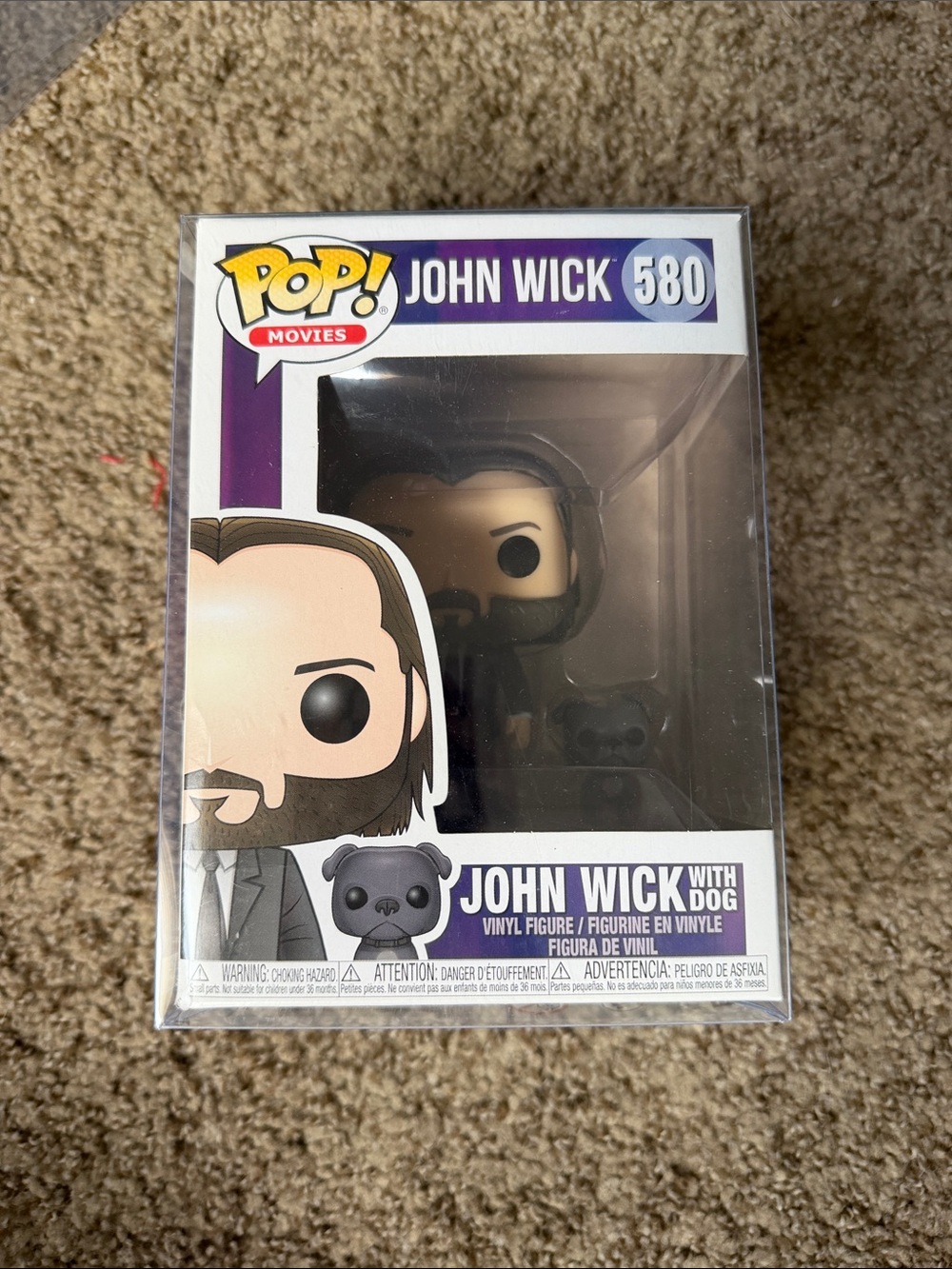 Funko John Wick Pop! Vinyl Figure - Black & Purple Boxed